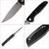 Price US$ 17.4 High Quality Black Gift Box Package D2 Blade Tactical Camping Hunting Custom Pocket Knife Folding Buy On Alfknives.com