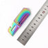 Reliable  2cr13 stainless steel mini rainbow pocket knife for outdoor travel