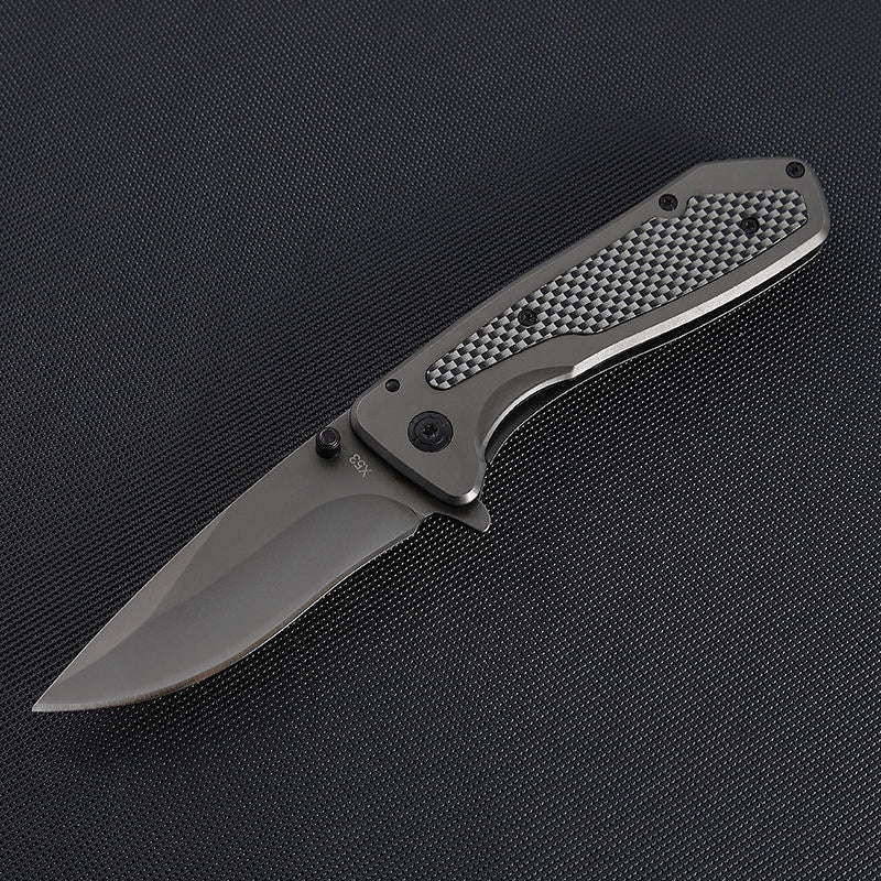 Price US$ 9.53 High Quality New Trends 3 Styles Gray Titanium Folding Steel Outdoor Camping Hiking Self Defense Knife Survival Buy On Alfknives.com