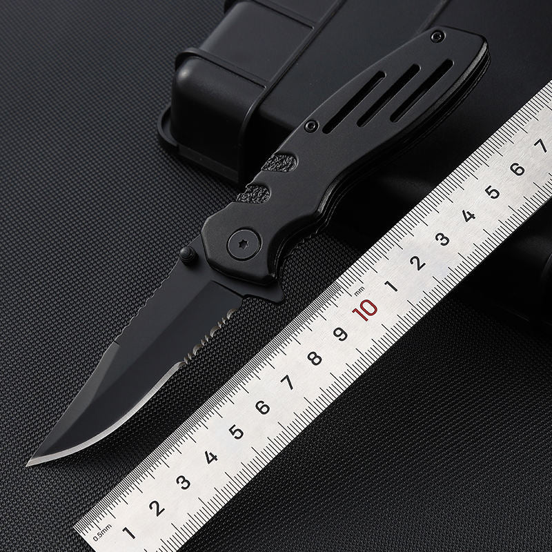 Price US$ 8.6 High Quality Wholesale Price Hot Sale Other Camping Products Pocket Knife Black Aluminum Handle Outdoor Tactical Knives Buy On Alfknives.com