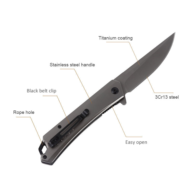 Price US$ 10 High Quality Promote Products Titanium Blade Forged Tactical Folding Pocket Knifes Survival Knife Hunting Outdoor Camping With Logo Buy On Alfknives.com