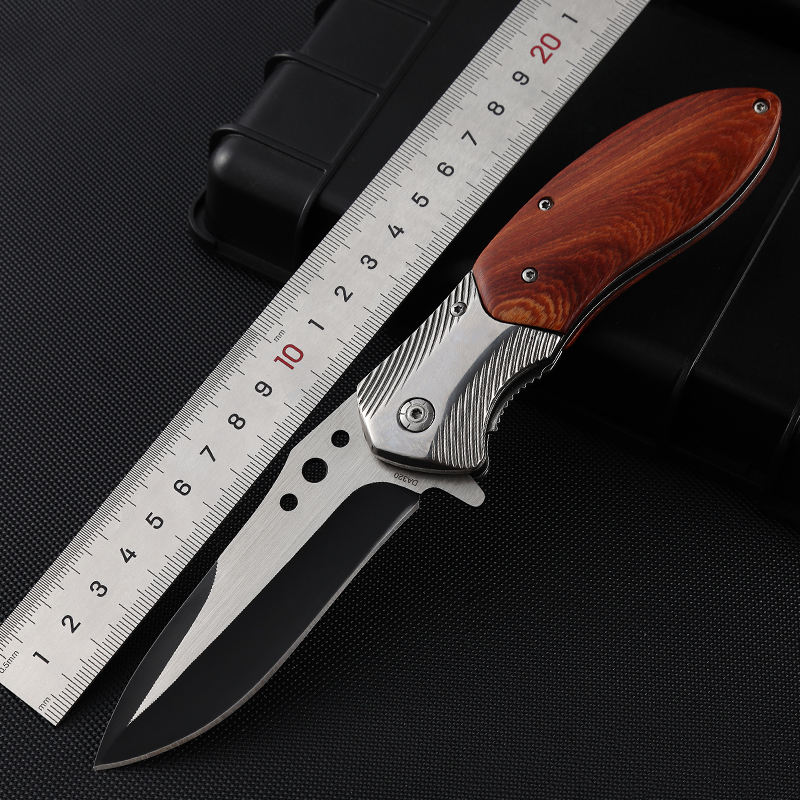 Price US$ 9.89 High Quality Wholesale Rose Wood Handle Custom Outdoor Edc Camping Survival Rescue Tactical Folding Pocket Knife Folded Buy On Alfknives.com