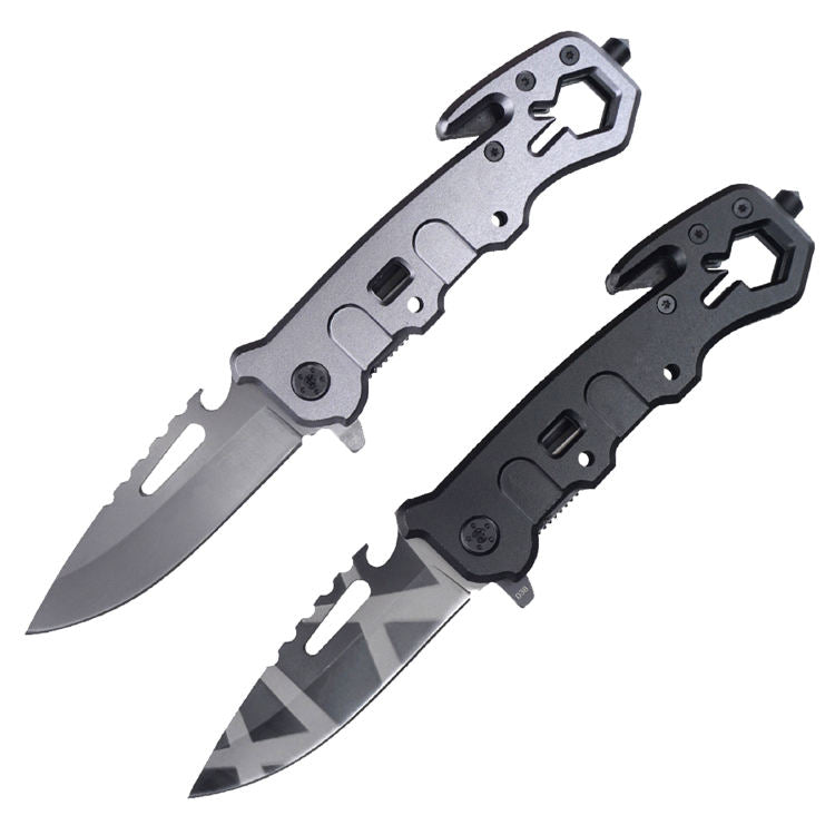 Price US$ 10.85 High Quality Titanium Multifunction Folding Pocket Knife Tactical Survival Tool Hunting Hiking Self Defense Rescue Outdoor Knife Wrench Buy On Alfknives.com