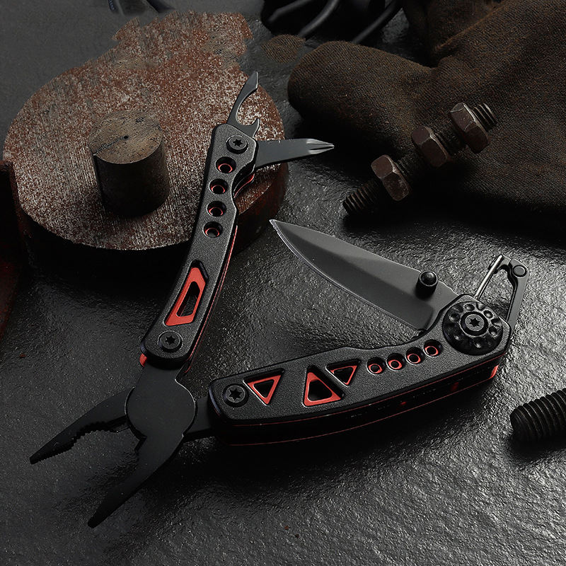 High quality 8 in1 Stainless Steel blade outdoor survival rescue pliers multi tool folding pliers