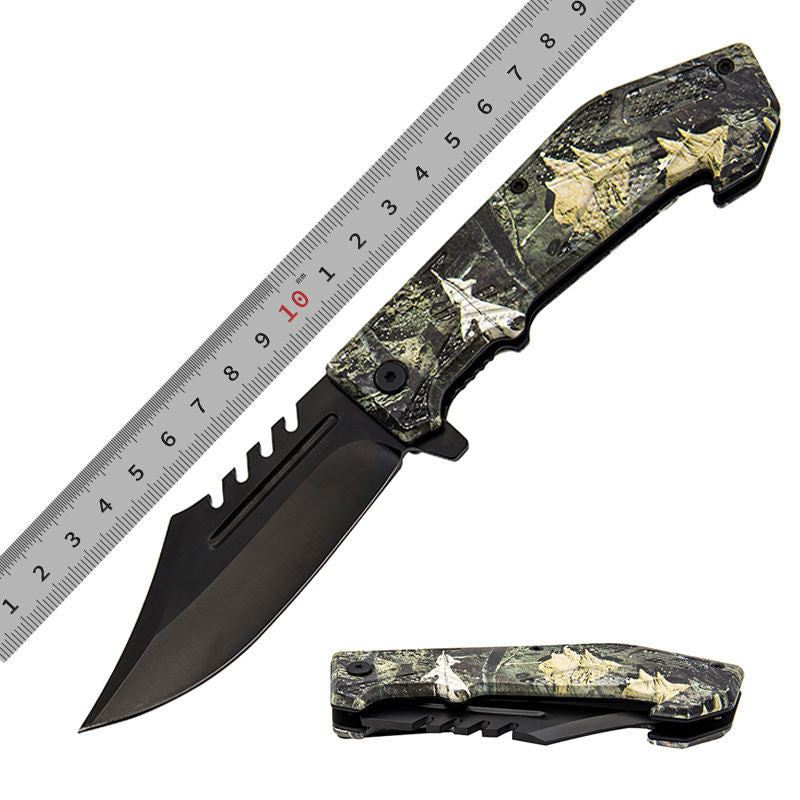 Price US$ 10.07 High Quality Oem Customized Black Stainless Steel Blade Outdoor Camping Pocket Knife Multi Purpose Survival Folding Knife Buy On Alfknives.com