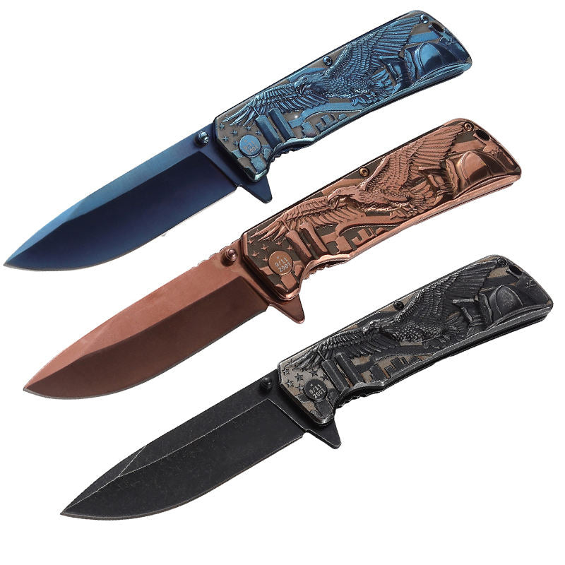 Price US$ 11.5 High Quality New Design Embossed Flying Eagle All Steel Tactical Folding Knives Pocket Outdoor Knife Buy On Alfknives.com