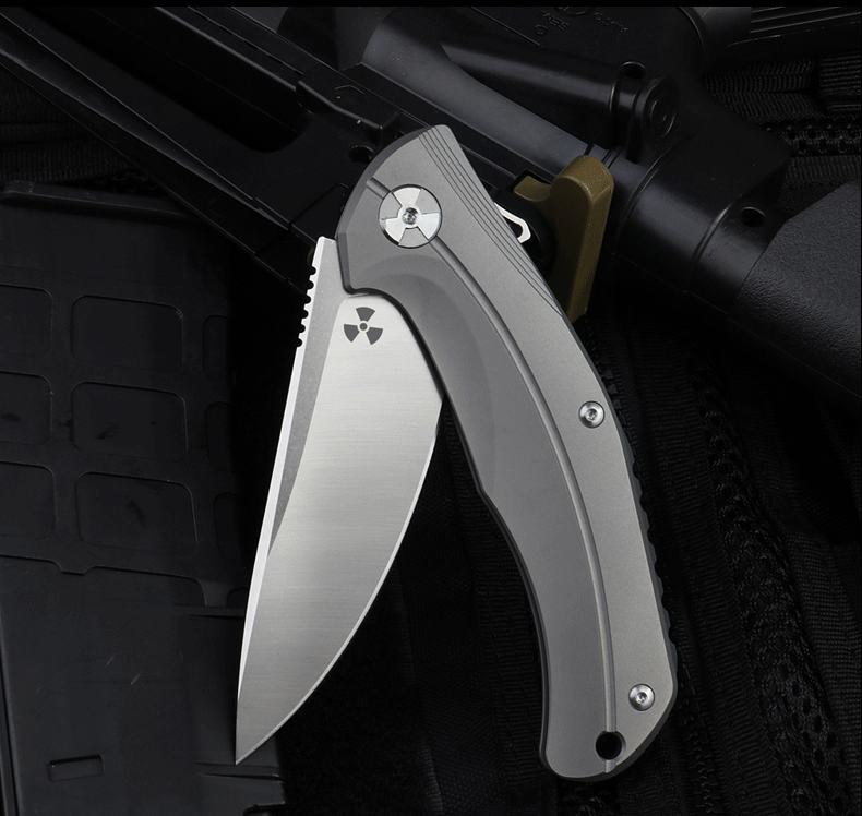 Price US$ 79.84 High Quality High End Titanium Alloy Christmas Gift D2 Blade Camping Jungle Folding Knife Stainless Steel Knife For Men Buy On Alfknives.com