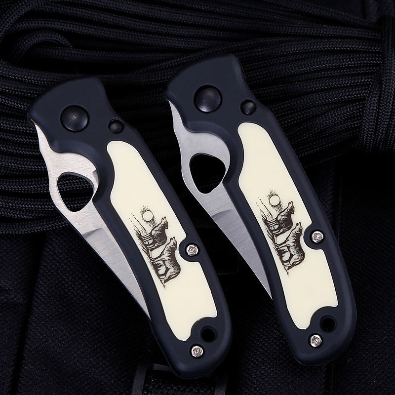 Price US$ 7.89 High Quality Support A Small Number Of Orders For Mini Creative Stainless Steel Blade Plastic Handle Camping Outdoor Folding Small Knife Buy On Alfknives.com