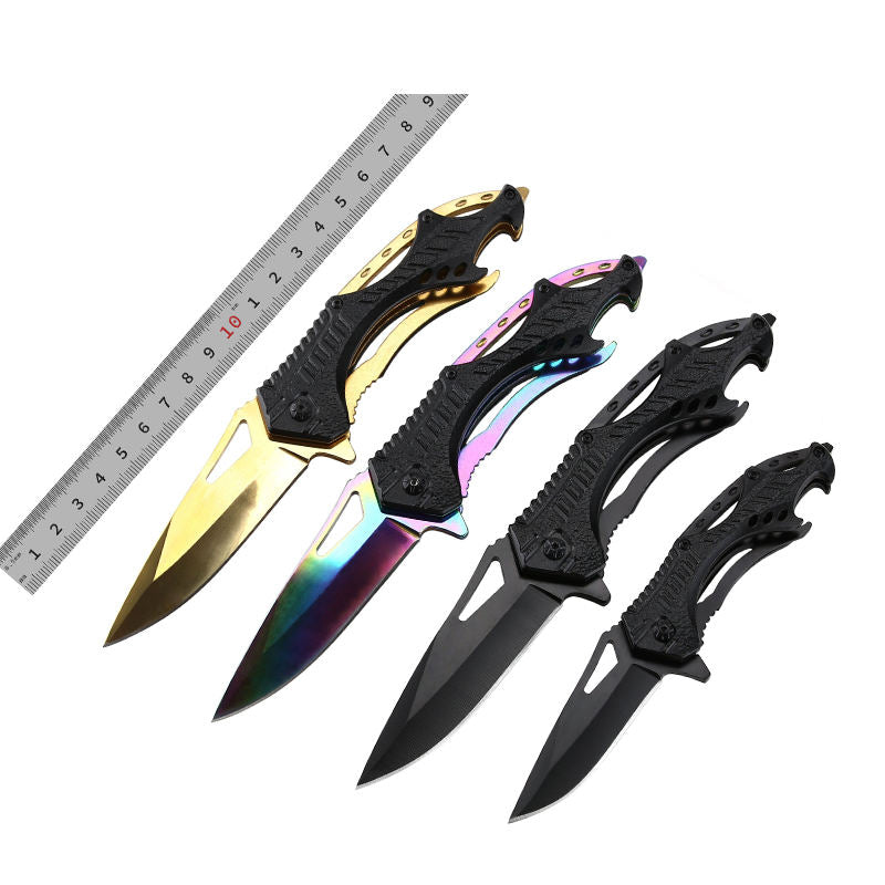 Price US$ 10.15 High Quality New Design Portable Colorful Blade Aluminum Handle Tactical Hunting Survival Folding Pocket Knife For Outdoor Camping Buy On Alfknives.com