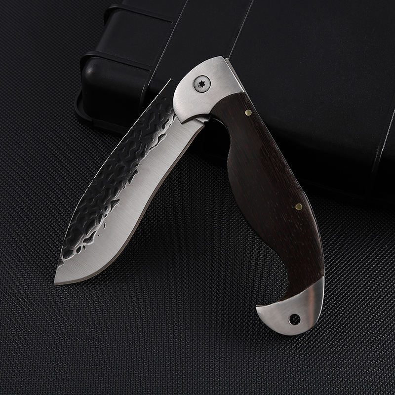 Price US$ 12.51 High Quality New Design 7Cr17Mov Steel Tactical Folding Knife Wood Handle Camping Survival Pocket Knife Hunting Tools Quick Response Service Buy On Alfknives.com