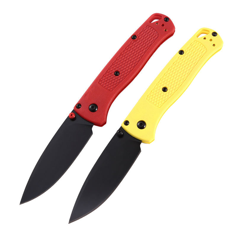 Price US$ 13.06 High Quality Hot Selling Best S30V Steel Red Yellow Plastic Handle Folding Outdoor Knives Camping Manual Pocket Edc Knife With Nylon Bag Buy On Alfknives.com