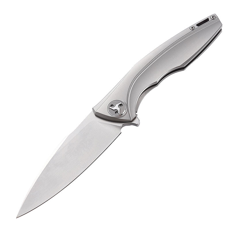 Price US$ 61.4 High Quality High End Quality Custom Titanium Alloy Handle With M390 Blade Outdoor Camping Tactical Survival Folding Knife With High End Box Buy On Alfknives.com