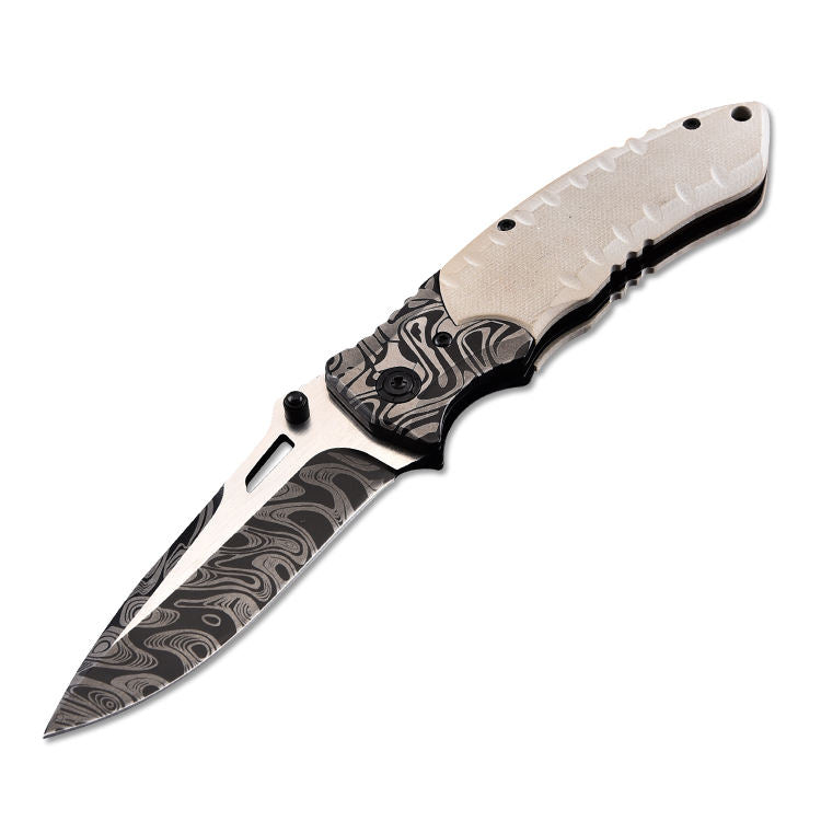 Price US$ 9.85 High Quality Best Sellers 2022 White G10 Handle Outdoor Tactical Camping Survival Hunting Pocket Folding Knife For Sale Buy On Alfknives.com