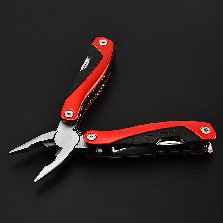 New style stainless steel blade 12in 1survival Foldable Pliers multi tool Outdoor camping multifunction pliers with Saw Knife