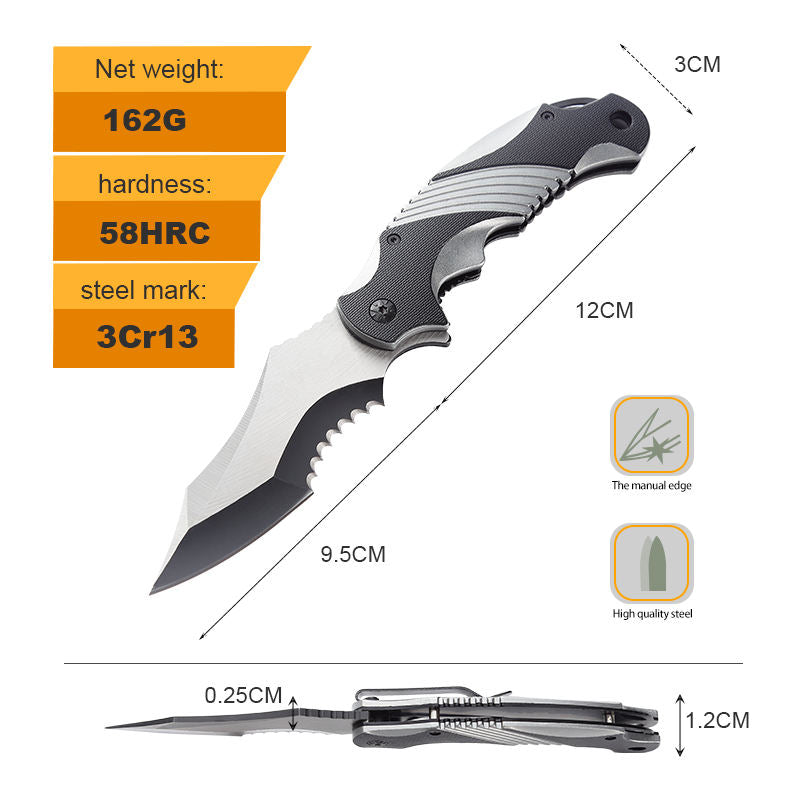 Price US$ 9.88 High Quality Outdoor Adventure Camping Hunting Pocket Knife Jungle Knife Edc Folding Tactical Survival Aluminum Handle Knife Buy On Alfknives.com