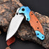 Price US$ 9.89 High Quality Popular Products 2020 Blue Wood Handle Hunting Survival Tactical Pocket Knife Folding Buy On Alfknives.com