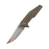 Best quality 8cr stainless steel blade pocket tactical survival outdoor G10 knife with pocket clip