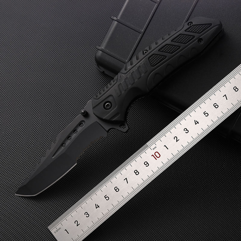 Price US$ 9.31 High Quality Popular Best Seller Outdoor Camping Knife Bushcraft Folding Tactical Survival Knife Black Pocket Knife Hunting With Fire Starter Buy On Alfknives.com