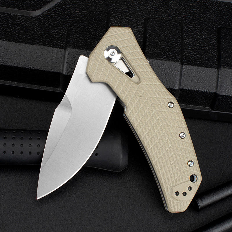 Price US$ 24.91 High Quality Custom Knife Utility Camping Folding Knife Premium 8Cr13Mov Steel Blade G10 Handle Buy On Alfknives.com