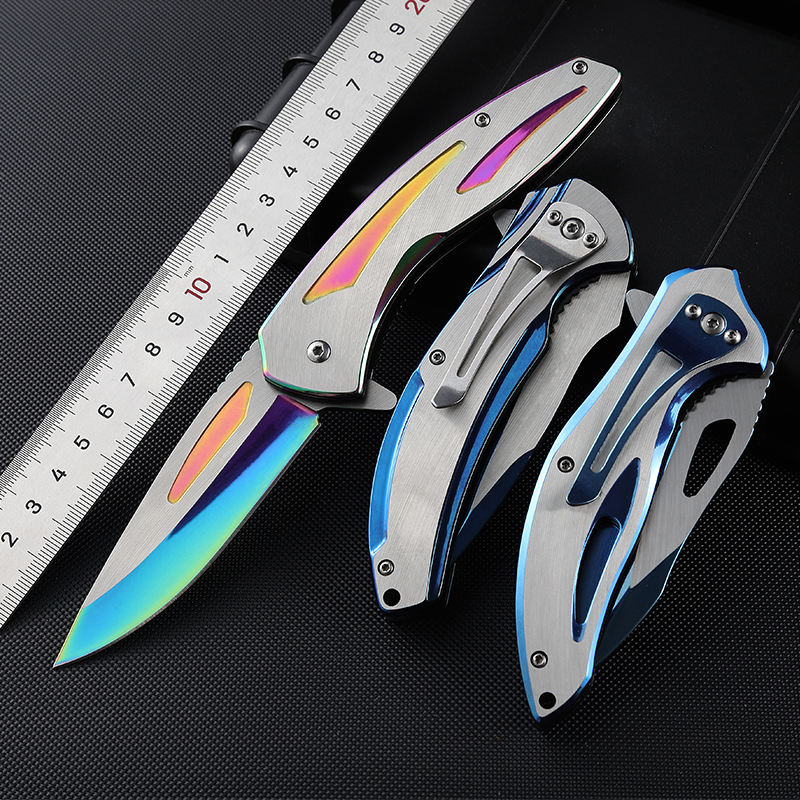 Price US$ 9.73 High Quality Trending Products 2023 Colored Titanium Treatment Csgo Camping Outdoor Survival Folding Pocket Knife Hunting Buy On Alfknives.com