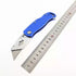 New design aluminum handle portable pocket folding utility paper cutting knife