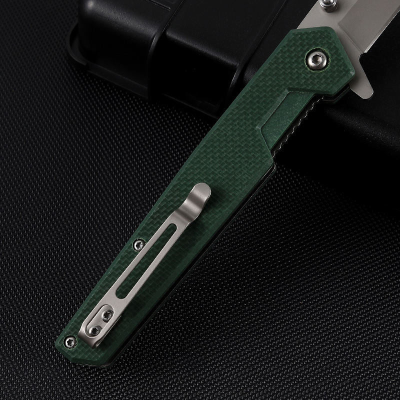 Price US$ 10.15 High Quality Bulk Wholesale D2 Cold Steel Green Black Vg10 Handle Outdoor Self Defense Folding Hunting Survival Camping Knife Blanks Buy On Alfknives.com