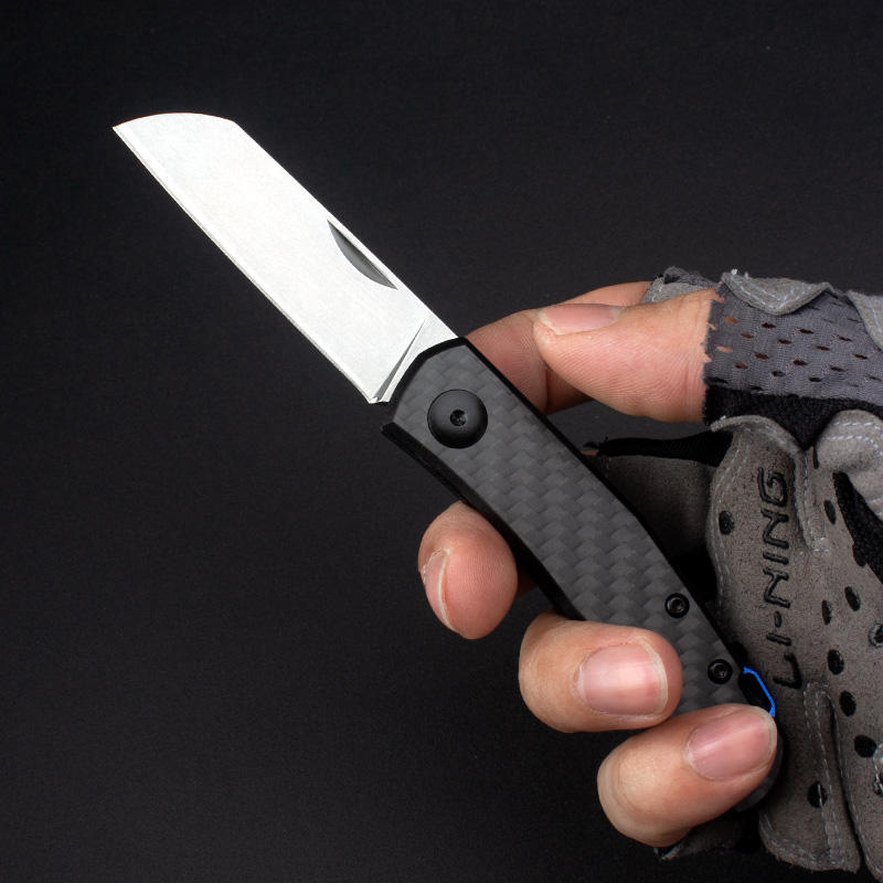 Price US$ 22.43 High Quality D2 Steel Blade Knife Carbon Fiber Handle Portable Survival Tool  Camping Hunting Outdoor Folding Knife Tactical Knife Buy On Alfknives.com