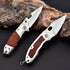 Price US$ 8.69 High Quality Custom Wood Steel Tool Self Defense Small Mini Edc Folding Pocket Knife Keychain Buy On Alfknives.com