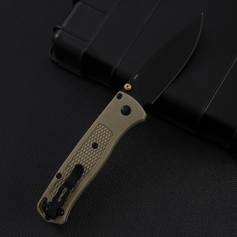 Price US$ 14.88 High Quality Good Christmas Gift 535 Mini Bugout S30V Stainless Steel Plastic Handle Hand Knife Hunting Tactics Survival Folding Pocket Knife Buy On Alfknives.com