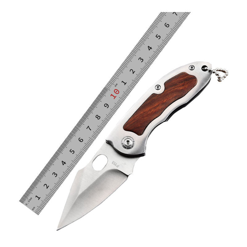 Price US$ 8.69 High Quality Custom Wood Steel Tool Self Defense Small Mini Edc Folding Pocket Knife Keychain Buy On Alfknives.com