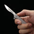 Price US$ 17 High Quality Titanium Alloy Handle Pocket Folding Knife Replaceable Carbon Steel Blade Art Carving Small Knives Edc Utility Tool Knives Buy On Alfknives.com