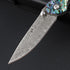 Price US$ 15.83 High Quality Excellent Quality And Price Damascus Steel Pocket Knives With Blue Resin Handle For Outdoor Camping Hunting Folding Knife Buy On Alfknives.com