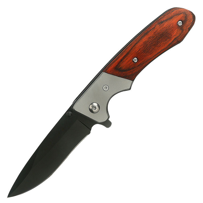 Price US$ 10.49 High Quality Wholesale Price Popular Outdoor Professional Folding Hunting Tactical Knife Wooden Handle Folding Pocket Knife For Men Buy On Alfknives.com