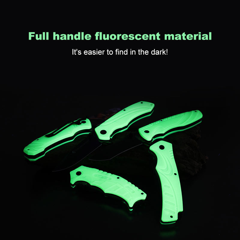 Price US$ 9.73 High Quality New Arrival Glow In The Dark Pocket Knife Natural Brighten Handle Camping Knife Shining Outdoor Hunting Luminous Folding Knife Buy On Alfknives.com