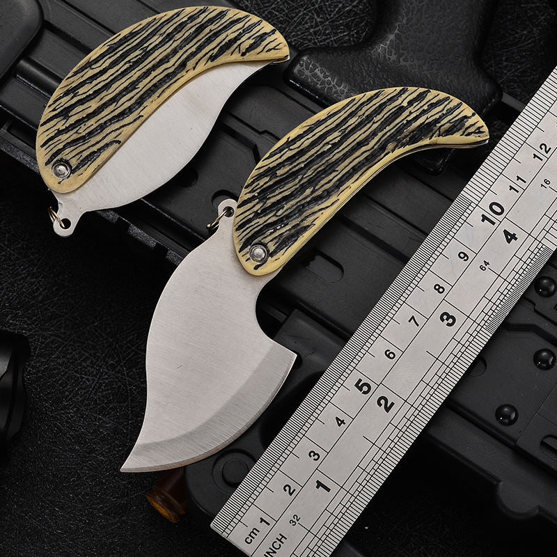 Price US$ 8.97 High Quality New Arrivals Stainless Steel Leaf Mini Pocket Folding Knife Tool Hunting Knives Key Chain Survival Small Knives For Man Women Buy On Alfknives.com