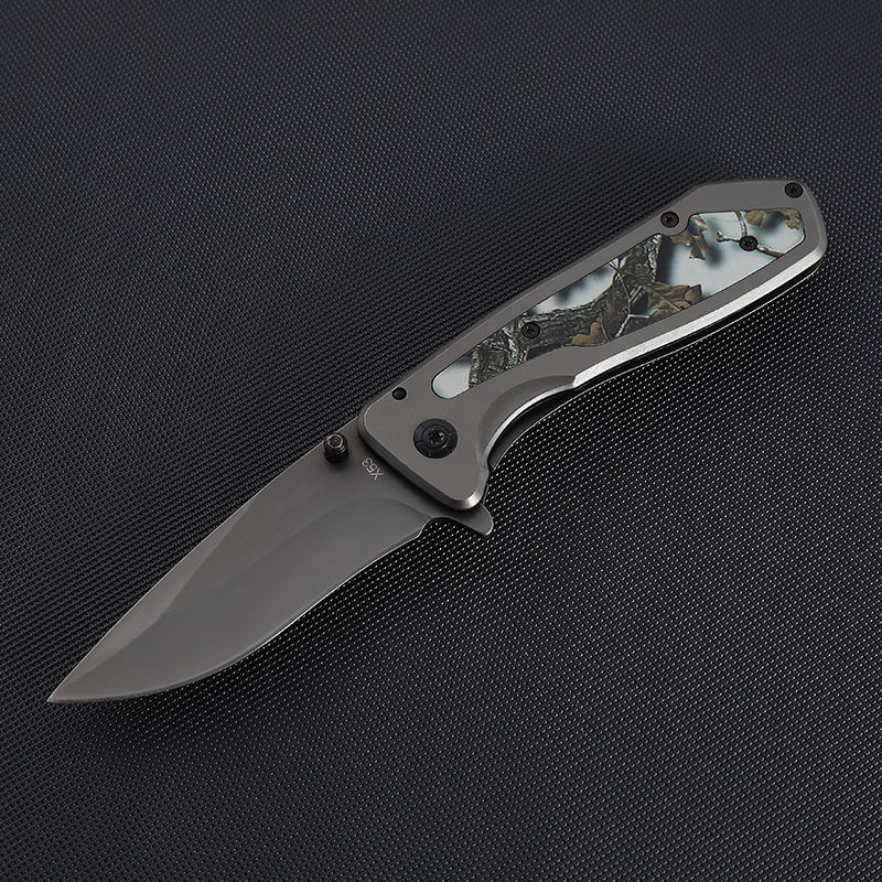 Price US$ 9.53 High Quality New Trends 3 Styles Gray Titanium Folding Steel Outdoor Camping Hiking Self Defense Knife Survival Buy On Alfknives.com