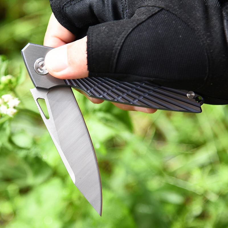 Price US$ 98.3 High Quality Top Class Silver Camping Outdoor Handmade Stainless Steel M390 Folding Knife Buy On Alfknives.com