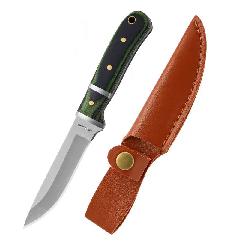 Price US$ 8.76 High Quality New Design Colored Wood Handle Full Tang Fixed Blade Knife Survival Camping Knife For Outdoor Cutting Food Buy On Alfknives.com