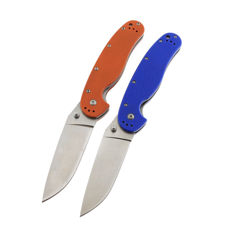 High Quality 8cr13 steel blade G10 handle folding outdoor pocket knife