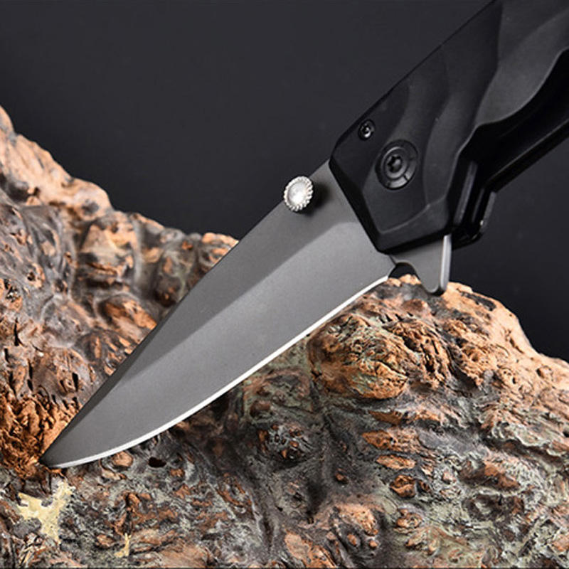 Price US$ 8.9 High Quality Black Coating Wholesale Edc Self Defense Outdoor Hunting Survival Folding Pocket Knife For Sale Buy On Alfknives.com