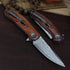 Price US$ 24.8 High Quality High End Forging Handmade Vg10 Damascus Folding Pocket Knife With Sour Wood Handle Survival Tactical Knife Buy On Alfknives.com