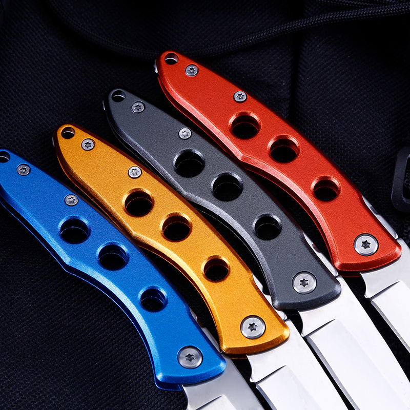 Price US$ 8.27 High Quality Colorful Aluminum Handle Folding Knife Can Be Used For Gifts And Outdoor Survival Buy On Alfknives.com