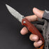 Price US$ 13.13 High Quality Factory Custom Damascus And D2 Hunting Knives Damascus Pocket Knife For Outdoor Camping Hikes With Wooden Handles Buy On Alfknives.com