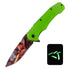 Price US$ 9.73 High Quality New Arrival Glow In The Dark Pocket Knife Natural Brighten Handle Camping Knife Shining Outdoor Hunting Luminous Folding Knife Buy On Alfknives.com