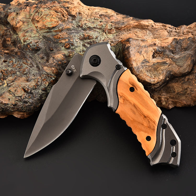 Price US$ 9.78 High Quality Amazon S Best Selling 3Cr13 Stainless Steel And Wood Handle Folding Knife Hunting Camping Backpack Survival Pocket Knife X49 Buy On Alfknives.com