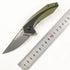 High quality stainless steel blade G10 handle outdoor survival folding Hunting  knife