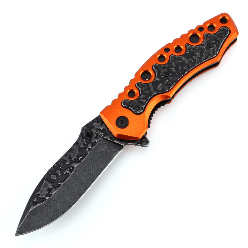 Price US$ 9.72 High Quality Orange Handle Camping Tactical Hunting Outdoor Foldable Pocket Folding Pakistan Handmade Knives Buy On Alfknives.com