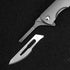 Price US$ 27.2 High Quality Never Sharpen Exchange Scalpel Blade Folding Pocket Knife Extra 2Pcs Replaceable Surgical  23 Edge Blade Titanium Knife Camping Buy On Alfknives.com