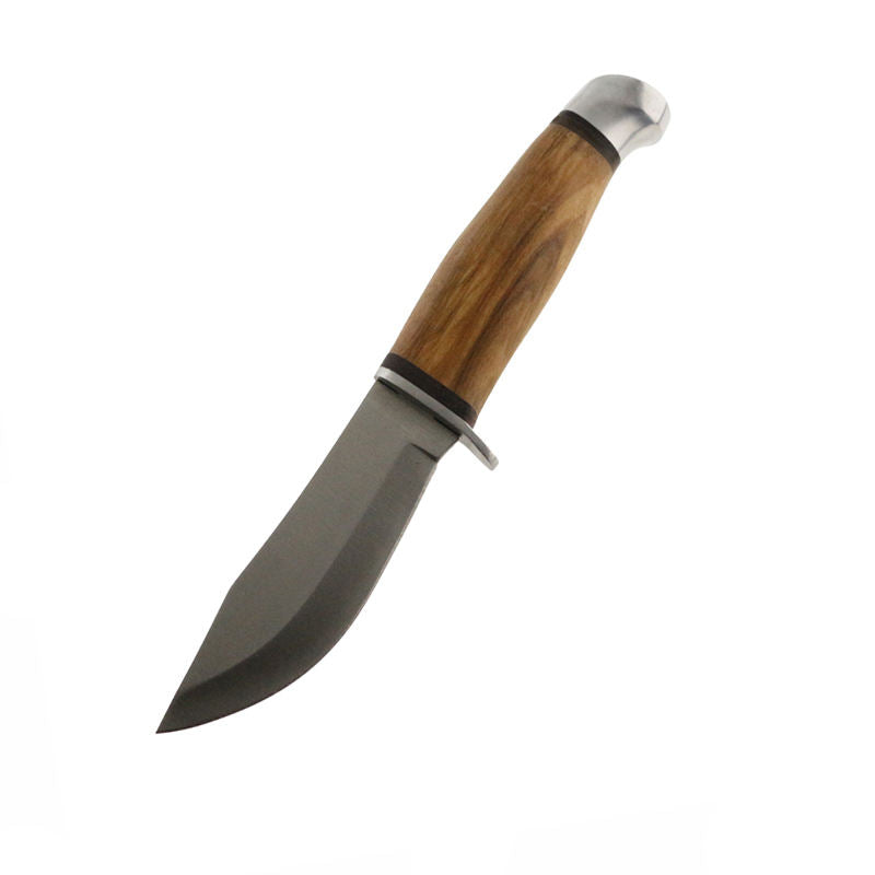 Popular design wooden handle stainless steel Fixed Blade Knife outdoor survival hunting camping knife