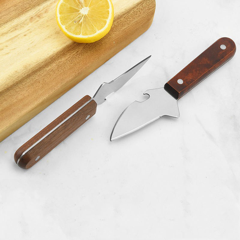 Price US$ 7.31 High Quality Beech Walnut Wood Handle Fixed Blade Outdoor Survival Tool Camping Folding Pocket Oyster Knife Buy On Alfknives.com